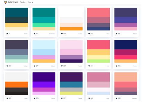 Color Palettes for Designers and Artists .